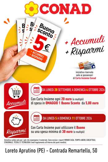 Volantino Conad - 28/9/2026 - 4/10/2026.