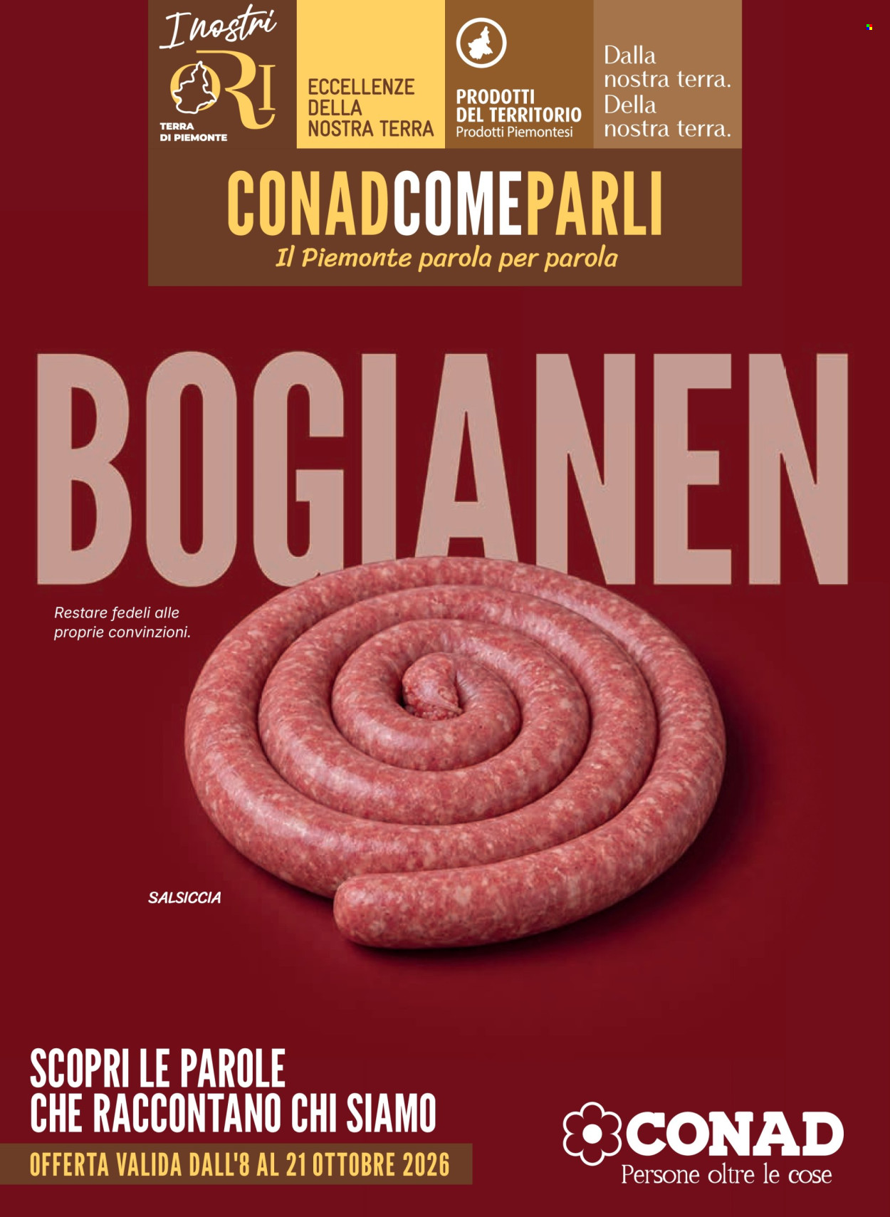 Volantino Conad - 8/10/2026 - 21/10/2026. Pagina 1