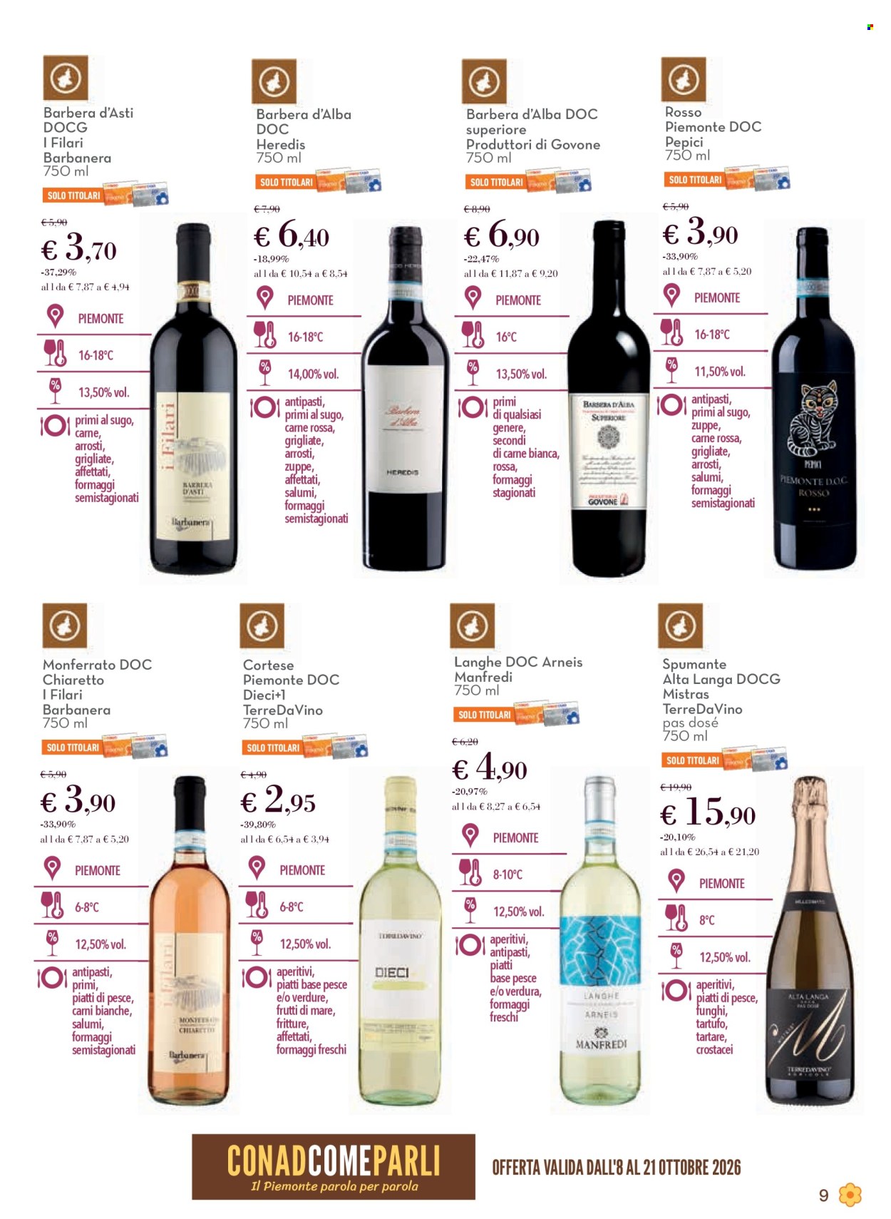 Volantino Conad - 8/10/2026 - 21/10/2026. Pagina 9