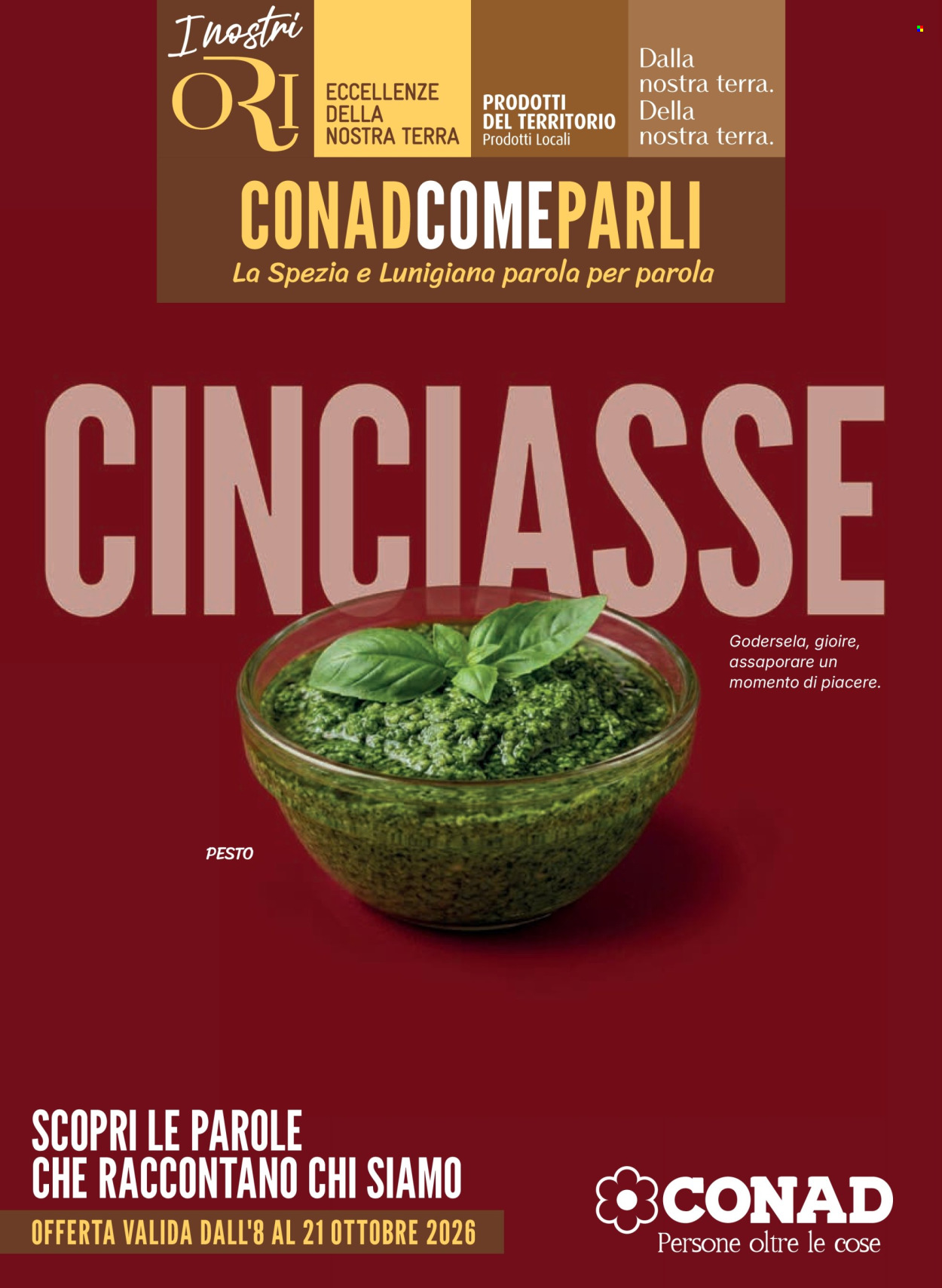 Volantino Conad - 8/10/2026 - 21/10/2026. Pagina 1