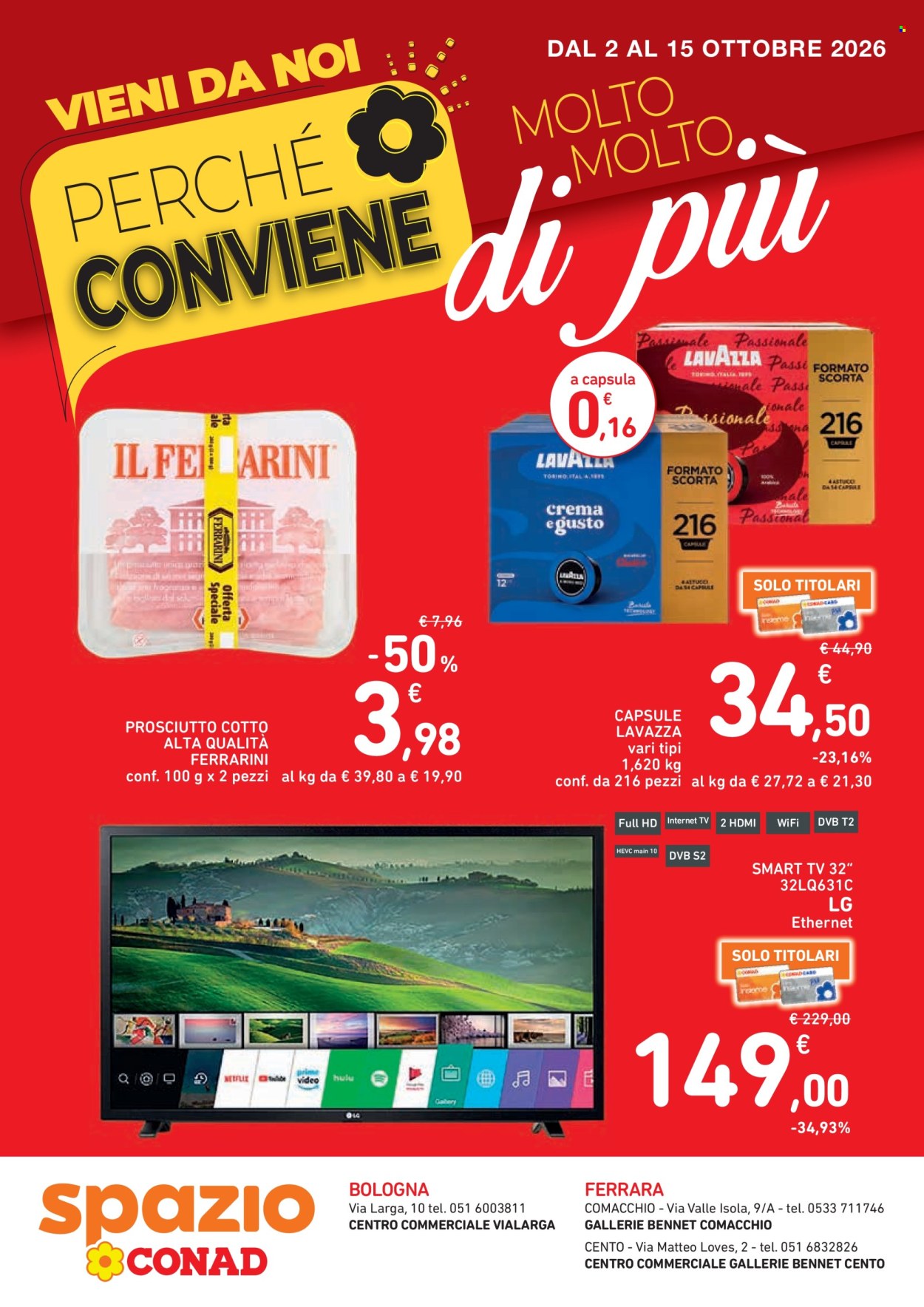 Volantino Spazio Conad - 2/10/2026 - 15/10/2026. Pagina 1