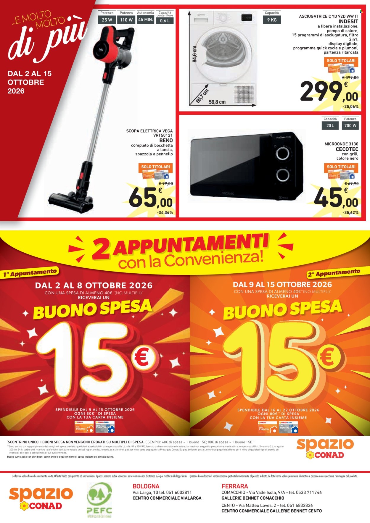 Volantino Spazio Conad - 2/10/2026 - 15/10/2026. Pagina 4