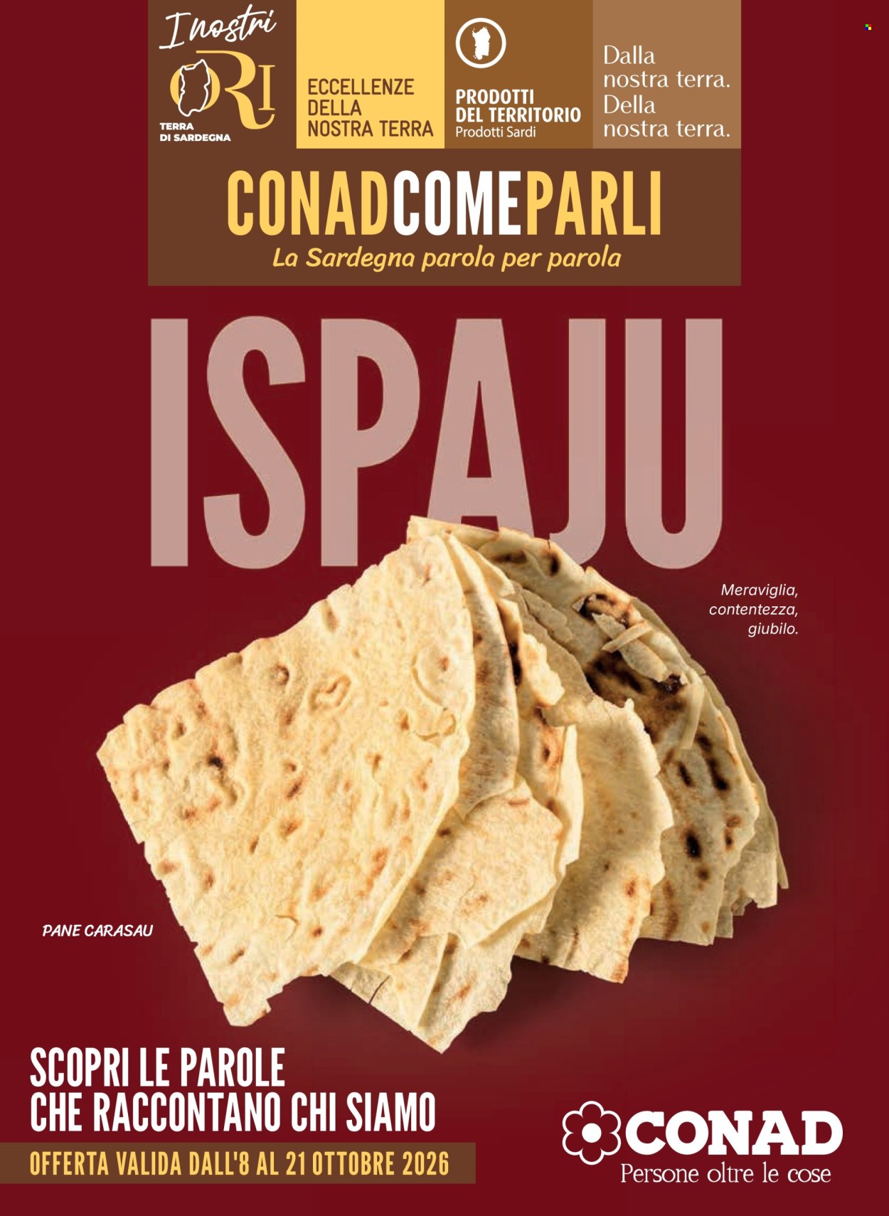 Volantino Conad - 8/10/2026 - 21/10/2026. Pagina 1
