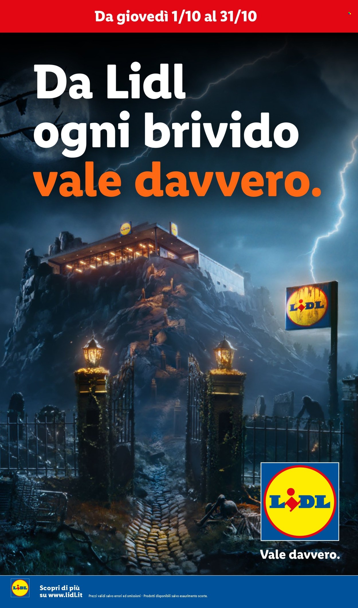 Volantino Lidl - 1/10/2026 - 31/10/2026. Pagina 1