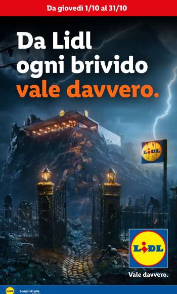 Volantino Lidl - 1/10/2026 - 31/10/2026.