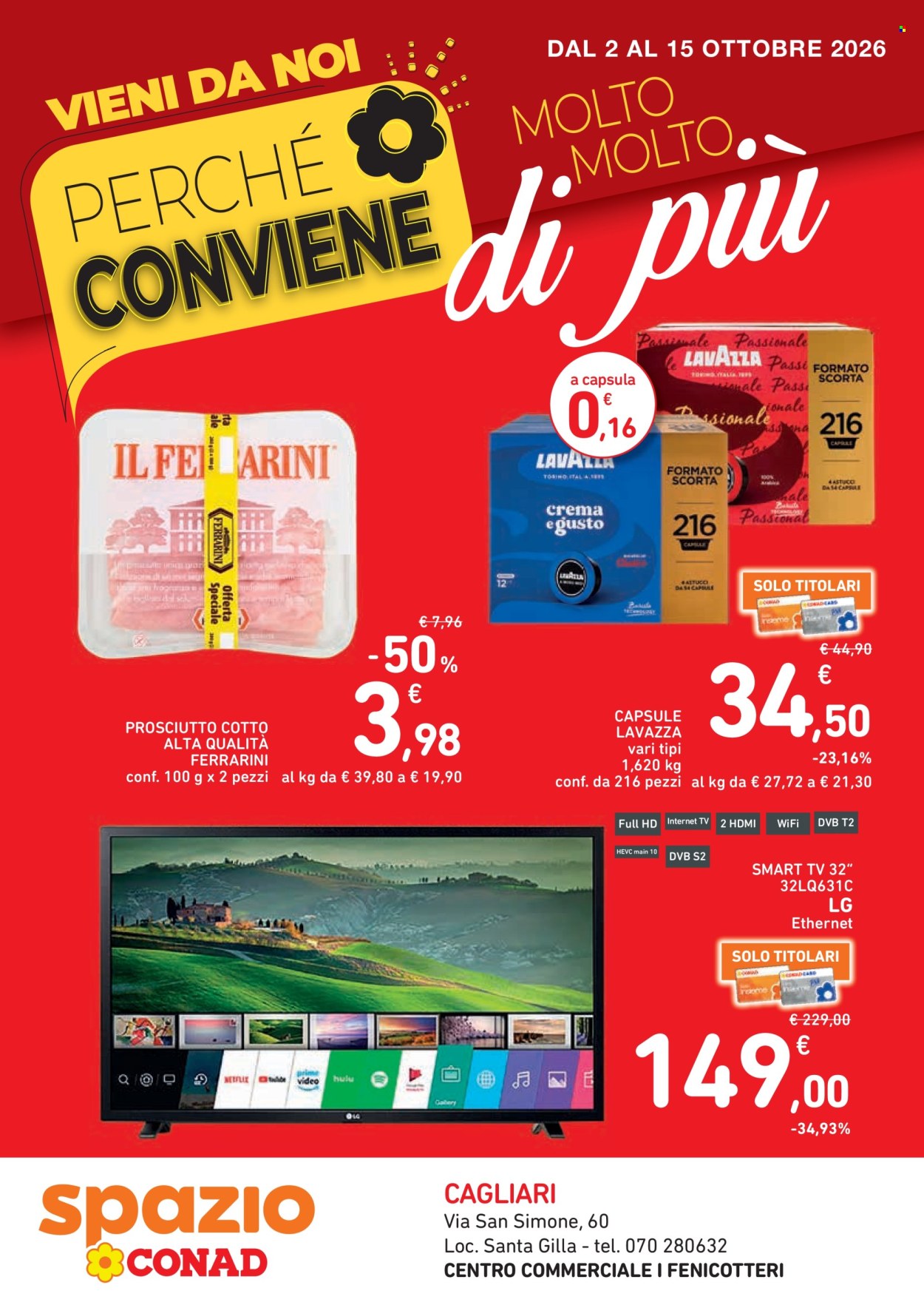Volantino Spazio Conad - 2/10/2026 - 15/10/2026. Pagina 1