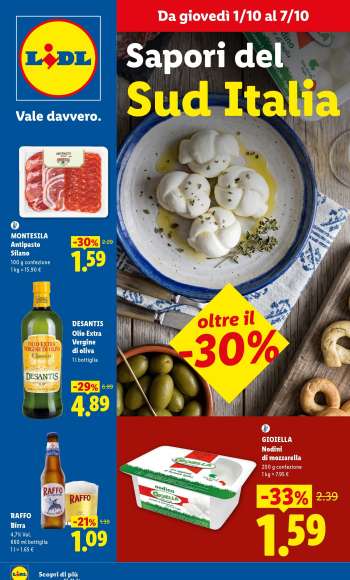 Volantino Lidl - 1/10/2026 - 7/10/2026.