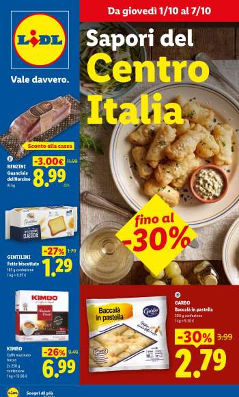 Volantino Lidl - 1/10/2026 - 7/10/2026.