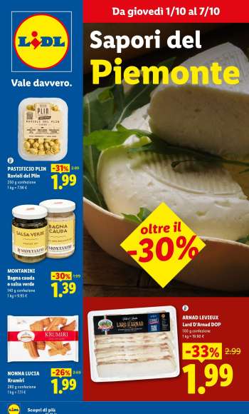 Volantino Lidl - 1/10/2026 - 7/10/2026.