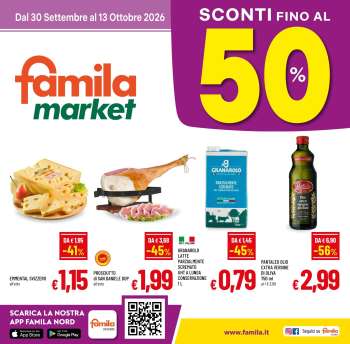 Volantino Famila - 30/9/2026 - 13/10/2026.