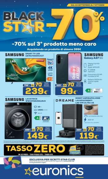 Volantino Euronics - 24/9/2026 - 7/10/2026.