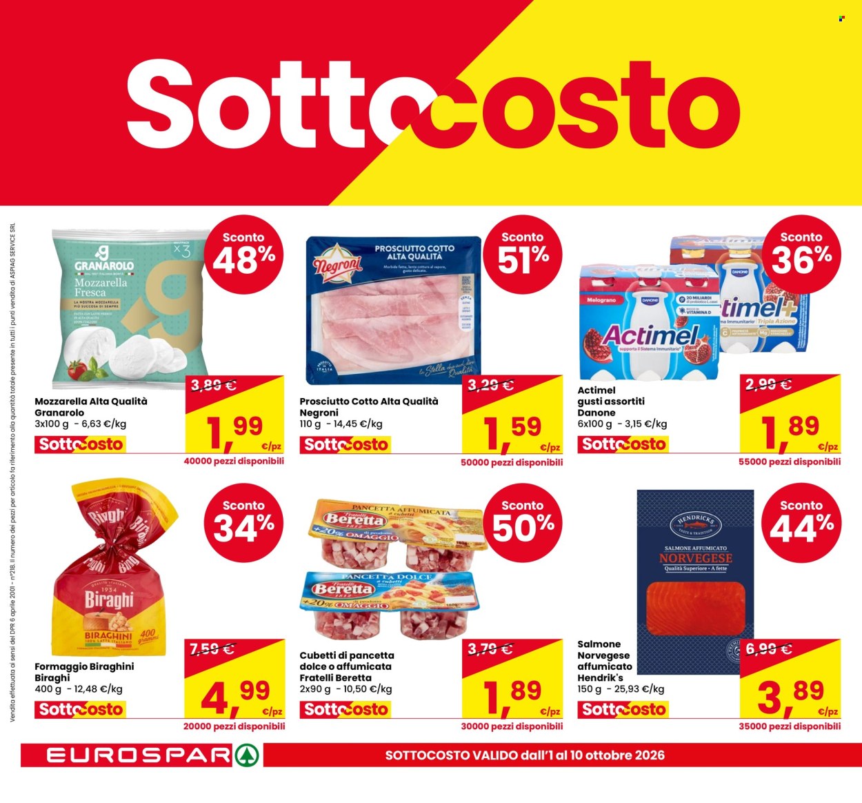 Volantino Eurospar - 1/10/2026 - 14/10/2026. Pagina 2