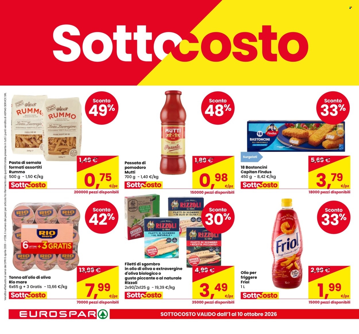 Volantino Eurospar - 1/10/2026 - 14/10/2026. Pagina 4
