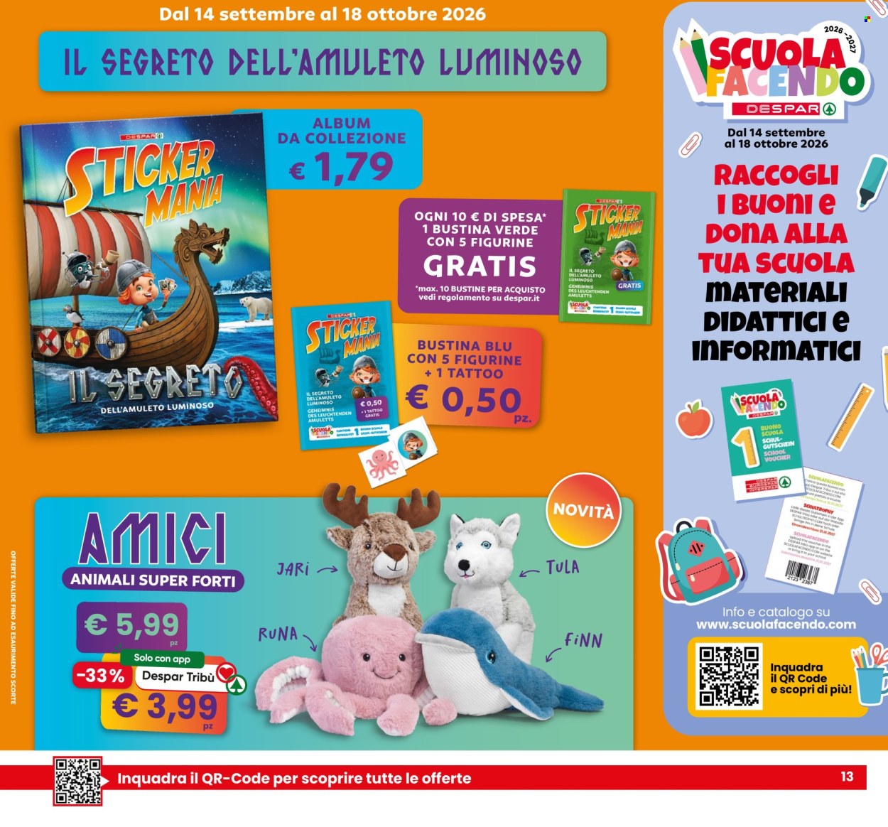 Volantino Eurospar - 1/10/2026 - 14/10/2026. Pagina 13