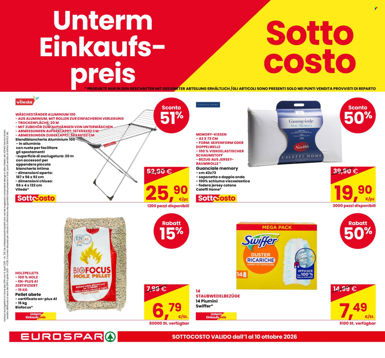 Volantino Eurospar - 1/10/2026 - 14/10/2026. Pagina 8