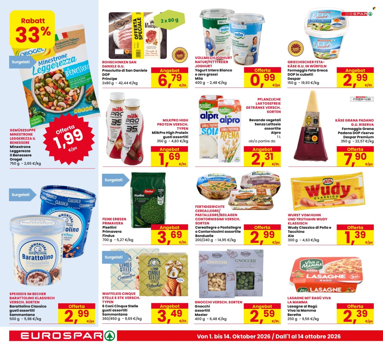 Volantino Eurospar - 1/10/2026 - 14/10/2026. Pagina 16