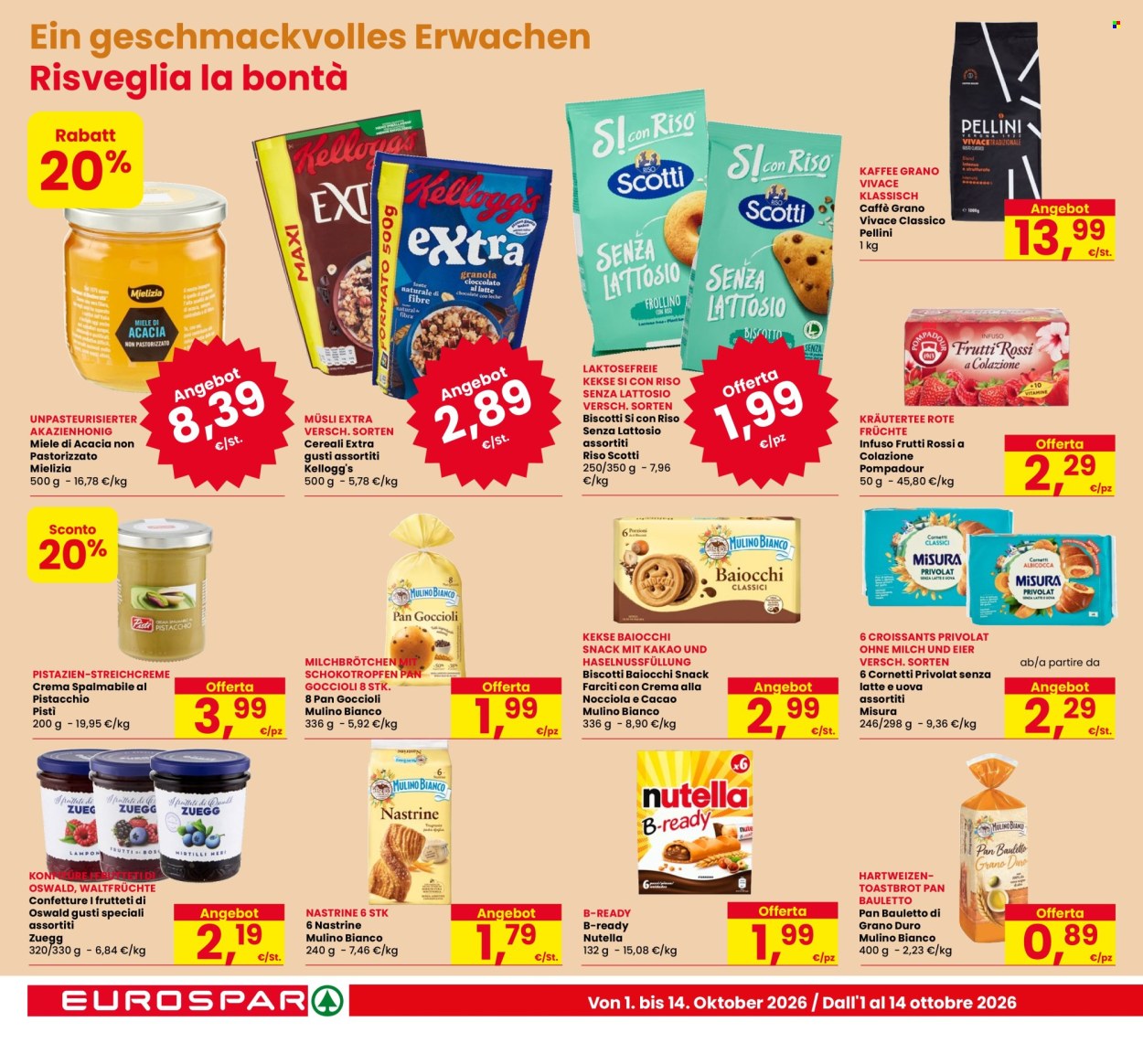 Volantino Eurospar - 1/10/2026 - 14/10/2026. Pagina 20