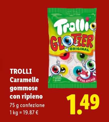 TROLLI Caramelle gommose con ripieno