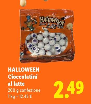 Halloween Cioccolatini al latte