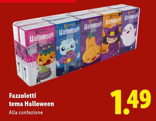 Fazzoletti tema Halloween