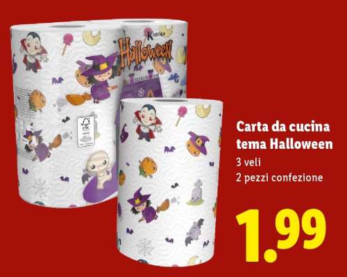 Carta da cucina tema Halloween