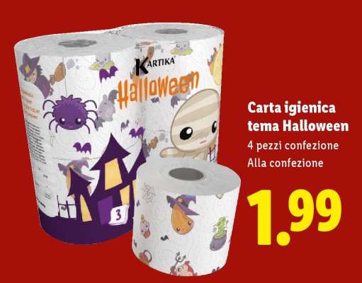 Carta igienica Tema Halloween