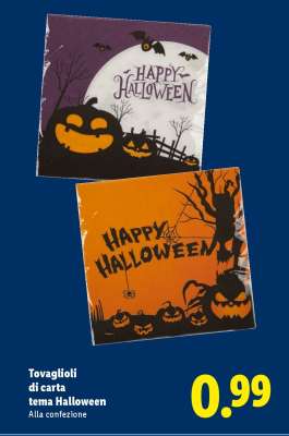 Tovaglioli di carta tema Halloween