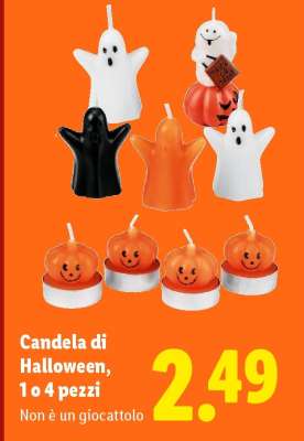 Candela di Halloween
