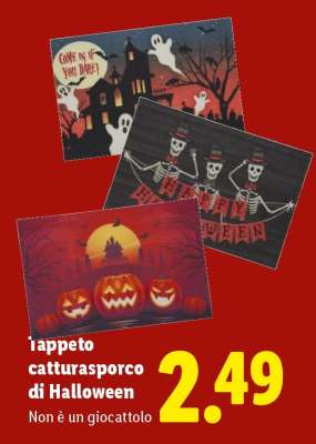 Tappeto catturasporco di Halloween