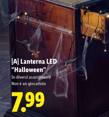 Lanterna LED "Halloween"