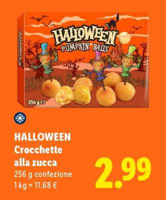 HALLOWEEN Crochette alla zucca