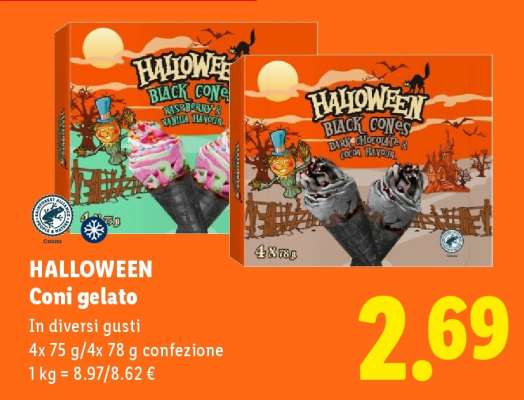 Halloween Coni gelato