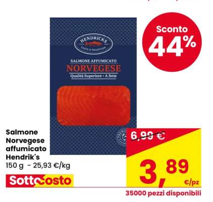 Salmone Norvegese affumicato Hendrik's