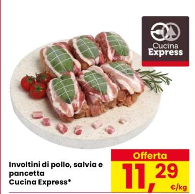 Involtini di pollo, salvia e pancetta