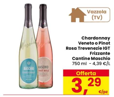 Chardonnay Veneto o Pinot Rosa Trevenezie IGT Frizzante