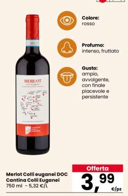 Merlot Colli Euganei DOC Cantina Colli Euganei