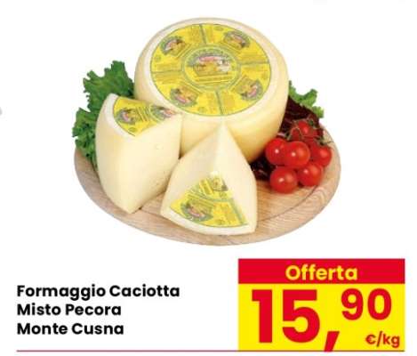 Formaggio Caciotta Misto Pecora Monte Cusna