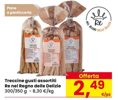 Treccine gusti assortiti Re nel Regno delle Delizie