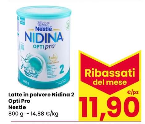 Latte in polvere Nidina 2 Opti Pro