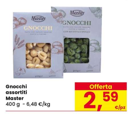 Gnocchi assortiti Master