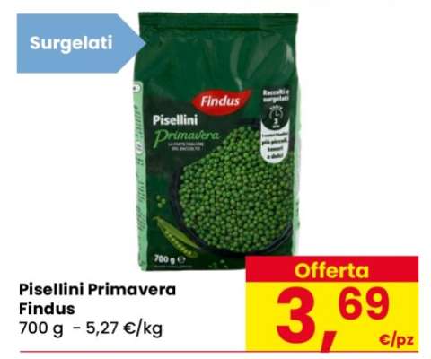 Pisellini Primavera Findus