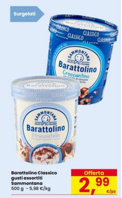 Barattolino Classico gusti assortiti Sammontana