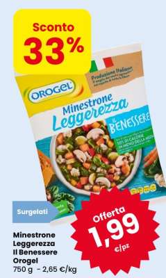 MINESTRONE LEGGEREZZA IL BENESSERE OROGEL