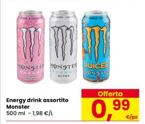 Energy drink assortito Monster