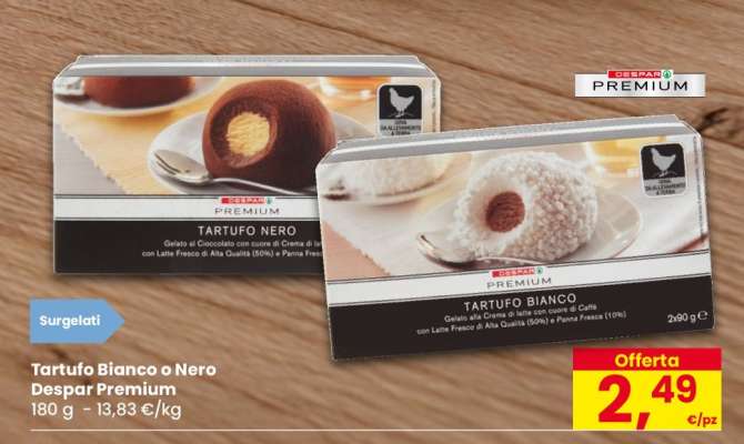Tartufo Bianco o Nero Despar Premium