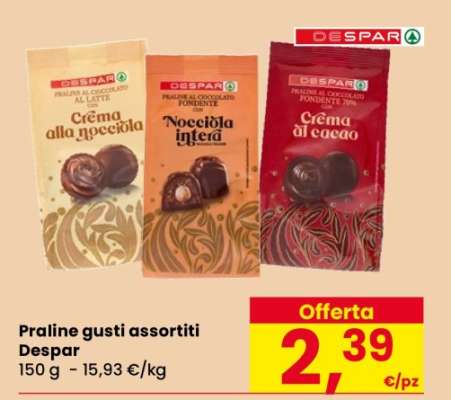 Praline gusti assortiti