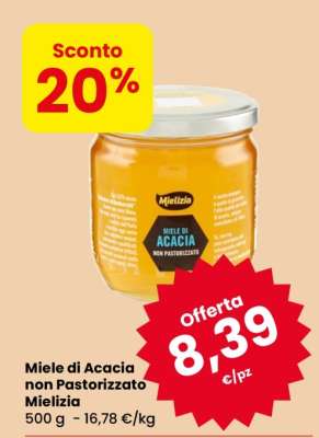 Miele di Acacia non Pastorizzato Mielizia