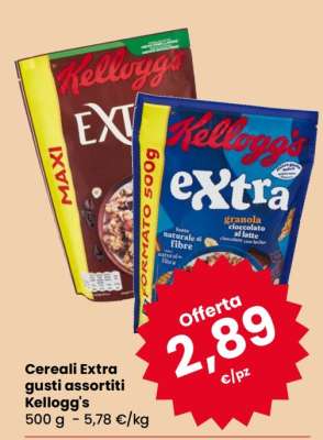 Cereali Extra gusti assortiti Kellogg's