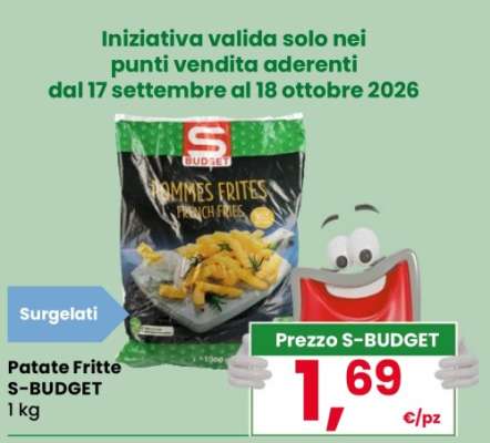 Patate fritte S-Budget