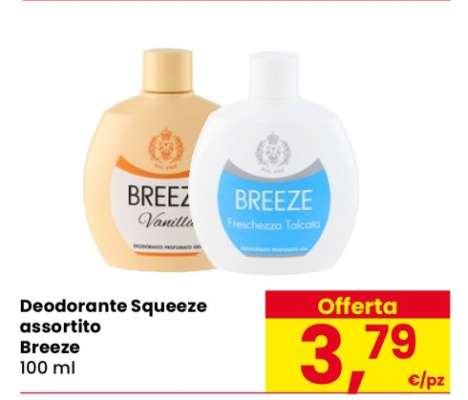 Deodorante Squeeze assortito